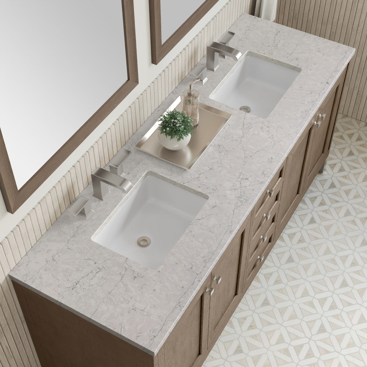 Chicago 72" Double Vanity Cabinet