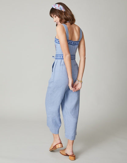 Arley Jumpsuit - Oyster Factory Embroidery