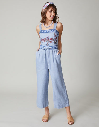 Arley Jumpsuit - Oyster Factory Embroidery