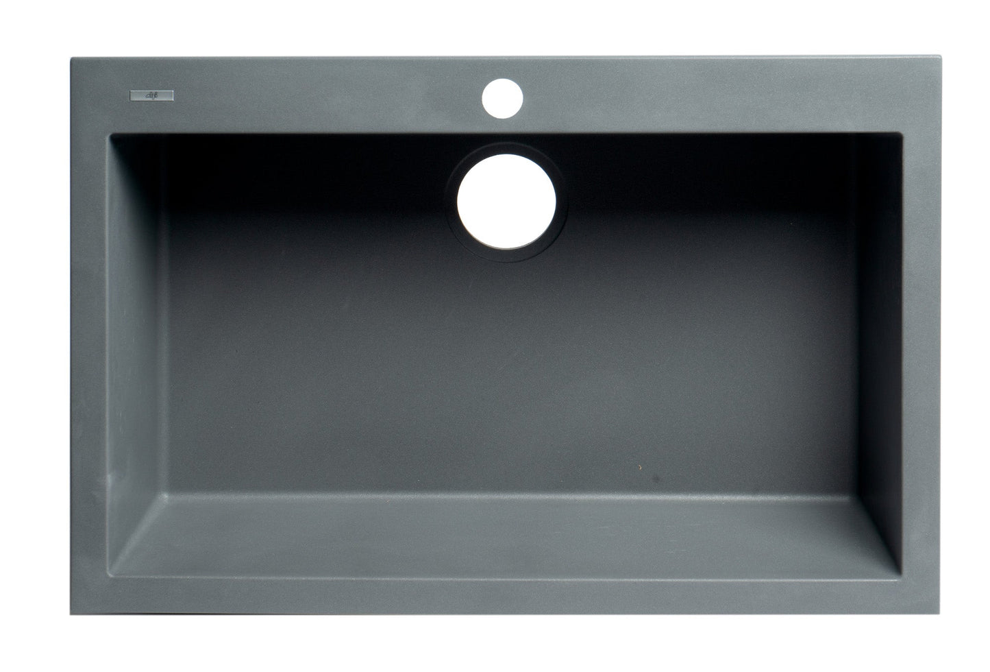 ALFI brand AB3020DI 30" Drop-In Single Bowl Granite Composite Kitchen Sink