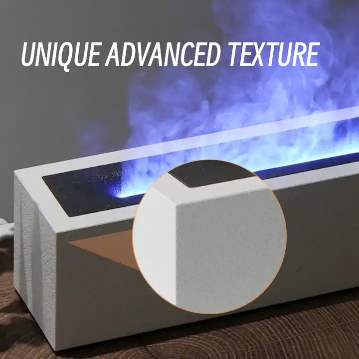 200ml Flame Humidifier Aromatic Essential Oil Electric Ultrasonic Diffuser