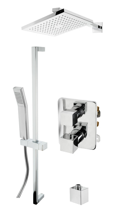 ALFI brand AB2830 2 Way Thermostatic Square Shower Set