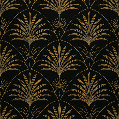 Art Deco Palm Wallpaper