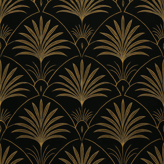 Art Deco Palm Wallpaper