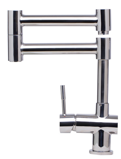 ALFI brand AB2038 Retractable Single Hole Kitchen Faucet