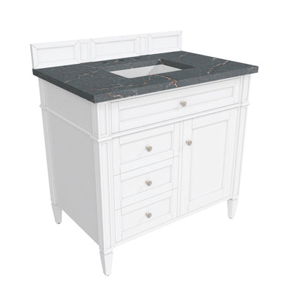 Brittany 36" Single Vanity in Bright White