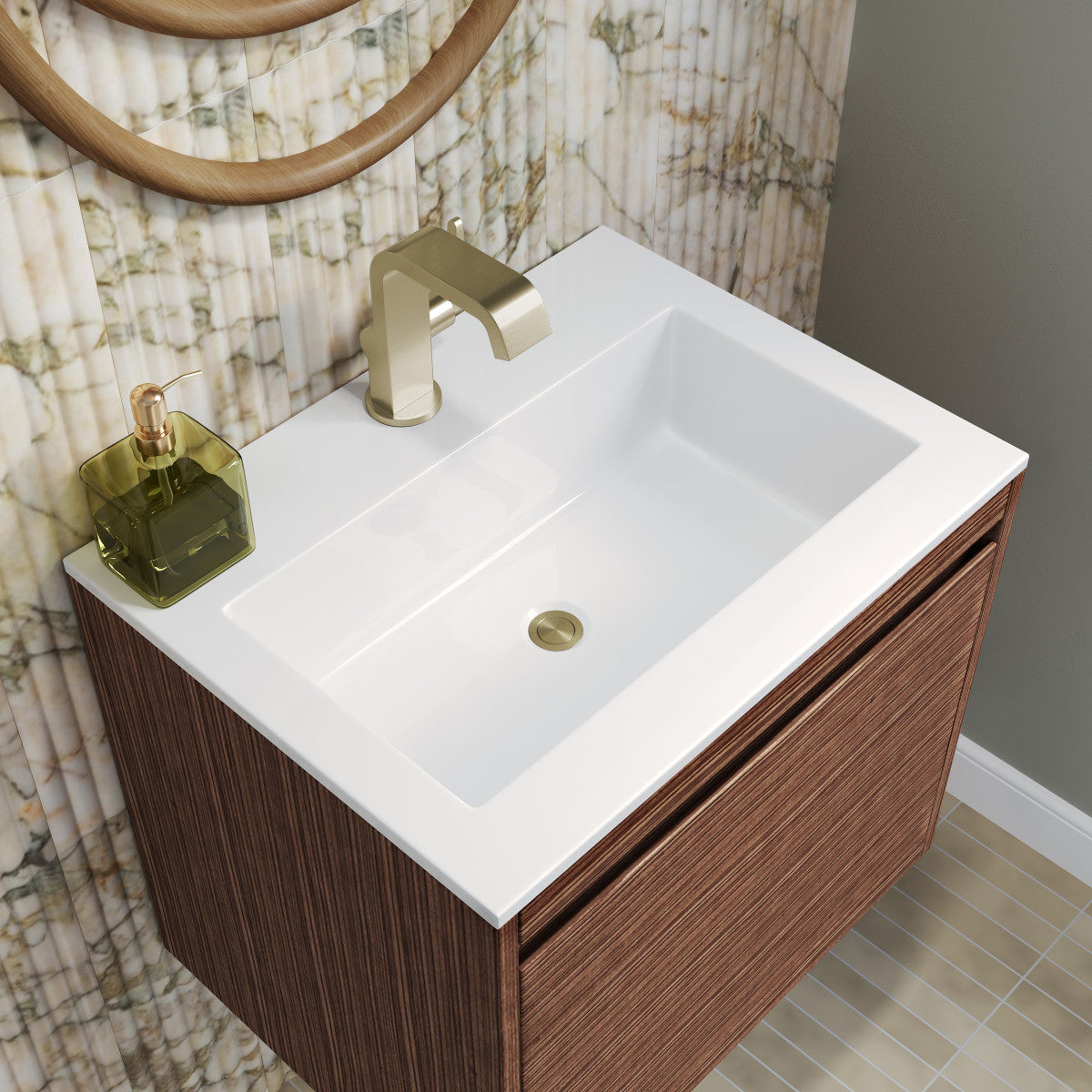 Mantova 23.6" Single Vanity Cabinet