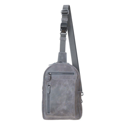 Athens Unisex Leather Cross Bag