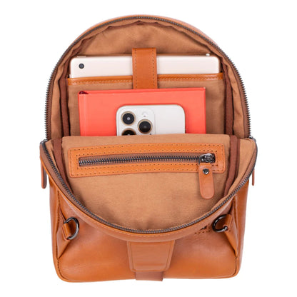 Athens Unisex Leather Cross Bag