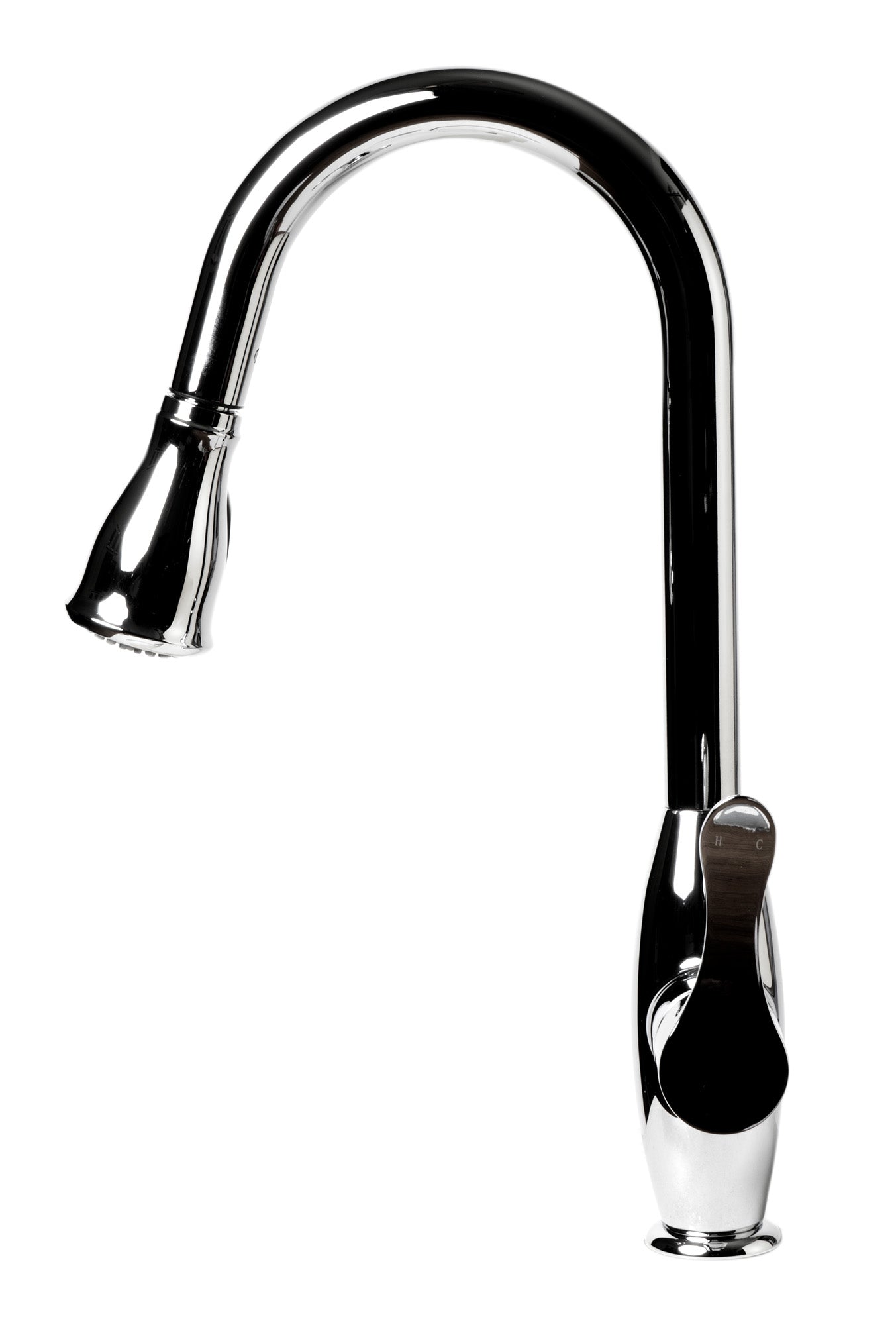 ALFI brand ABKF3783 Gooseneck Pull Down Kitchen Faucet