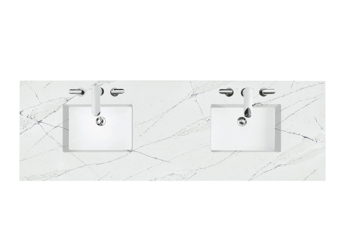 72" Double Top, 3 CM Silestone w/ Sink