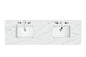 72" Double Top, 3 CM Silestone w/ Sink