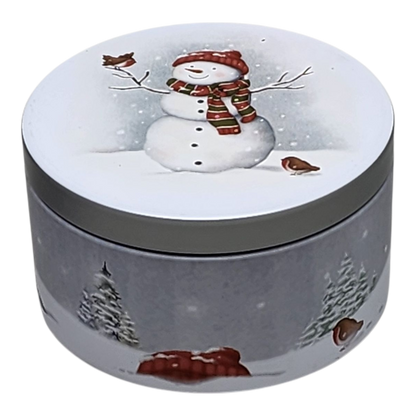 Snowman Sugar Cookie Candle - Warm Holiday Fragrance