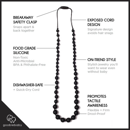 Audrey Teething Necklace - Available in 4 colors!