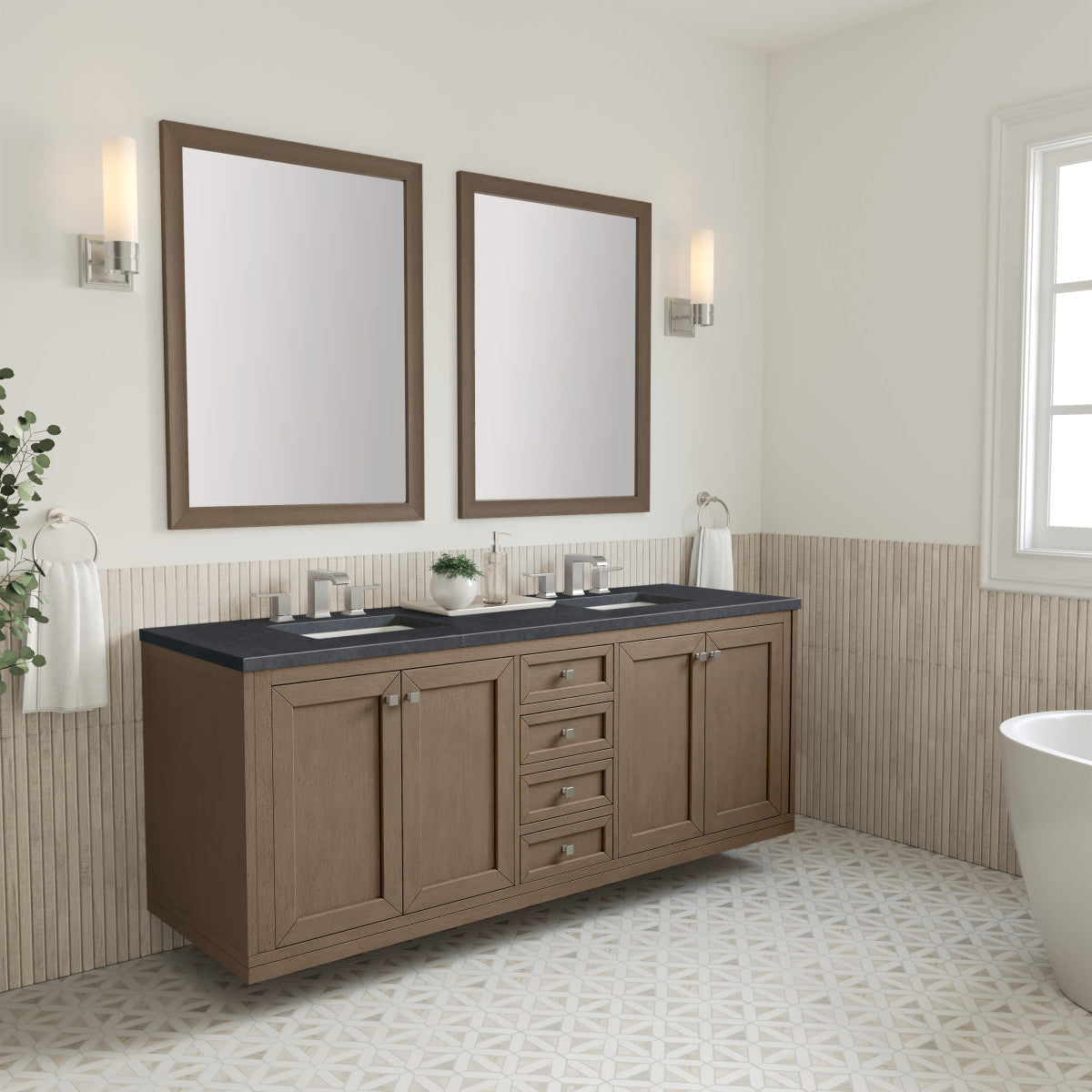 Chicago 72" Double Vanity Cabinet