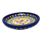 Ceramic Snack Plate - Gingerbread Celebration Pattern