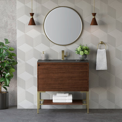 Mantova 35.4" Single Vanity Cabinet