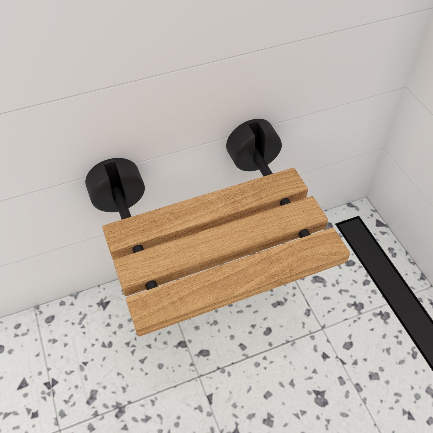 ALFI brand ABLD47B Linear Shower Drain with Solid Cover
