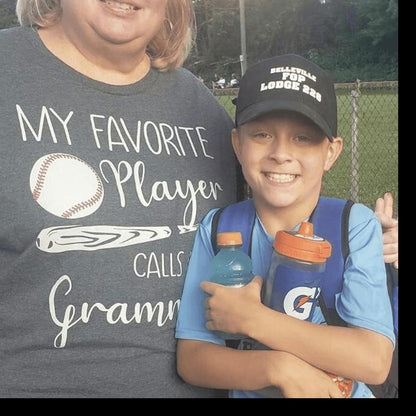 My Favorite Player Calls Me Grandma - Personalized Custom T Shirt - Birthday, Loving, Funny Gift for Grandma/Nana/Mimi, Mom, Wife, Grandparent