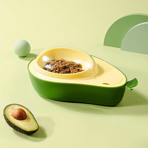 Avocado Pawsome Pet Feeding Set: Automatic Food Bowl And Water