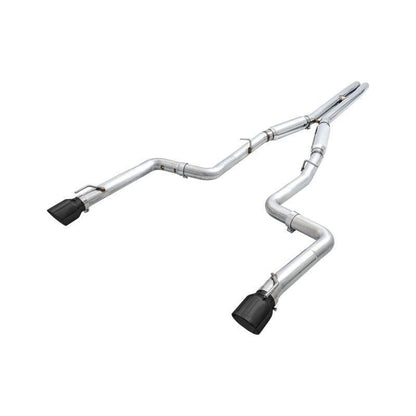 AWE Tuning 2015+ Dodge Charger 6.4L/6.2L Supercharged Track Edition Exhaust - Diamond Black Tips