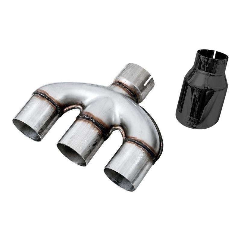 AWE Tuning 2016+ Honda Civic Si Track Edition Exhaust w/Front Pipe & Triple Diamond Black Tips