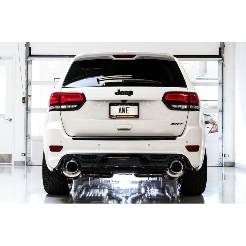 AWE Tuning 2020 Jeep Grand Cherokee SRT Touring Edition Exhaust - Diamond Black Tips