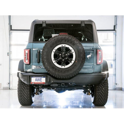 AWE Tuning 2021+ Ford Bronco 0FG Exhaust (No Tips) w/ Bash Guard