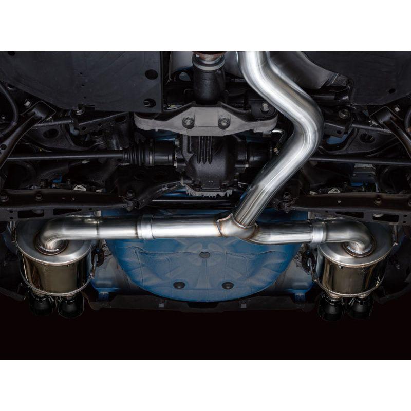AWE Tuning 2022+ VB Subaru WRX Touring Edition Exhaust - Diamond Black Tips