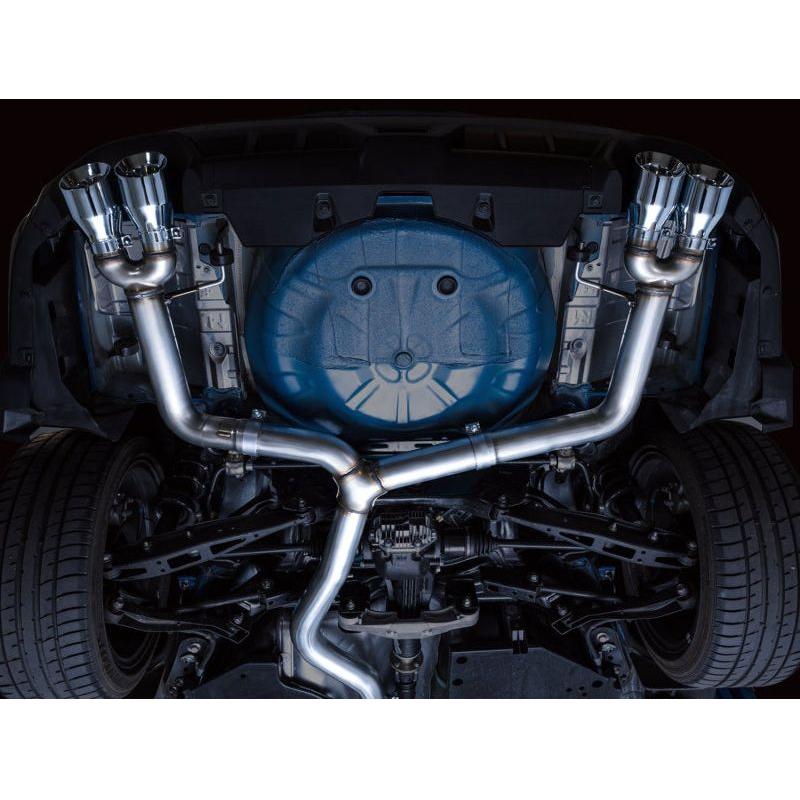 AWE Tuning 2022+ VB Subaru WRX Track Edition Exhaust - Chrome Silver Tips