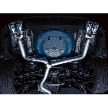AWE Tuning 2022+ VB Subaru WRX Track Edition Exhaust - Chrome Silver Tips