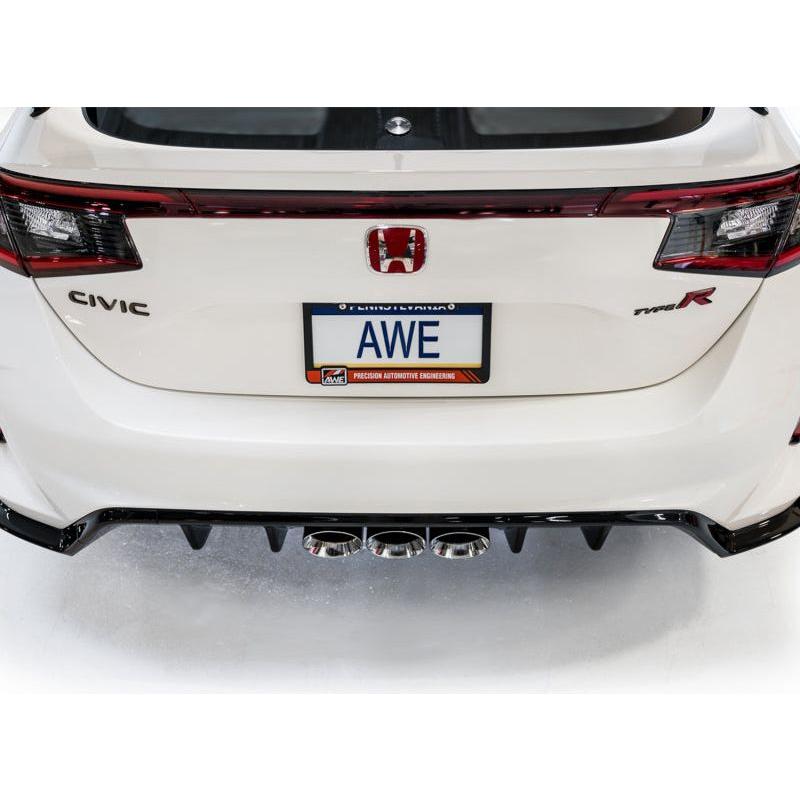AWE Tuning 2023 Honda Civic Type R FL5 Touring Edition Exhaust w/ Triple Chrome Silver Tips