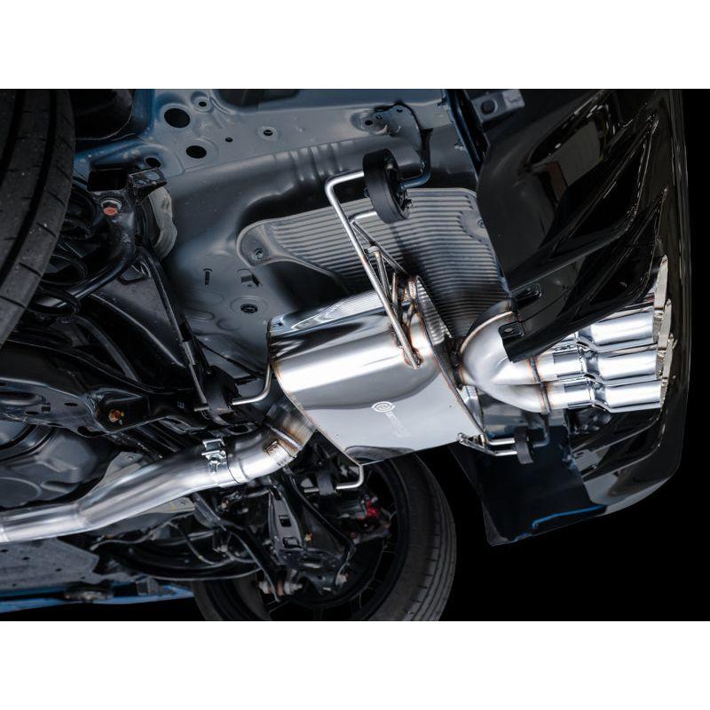 AWE Tuning 2023 Honda Civic Type R FL5 Touring Edition Exhaust w/ Triple Chrome Silver Tips