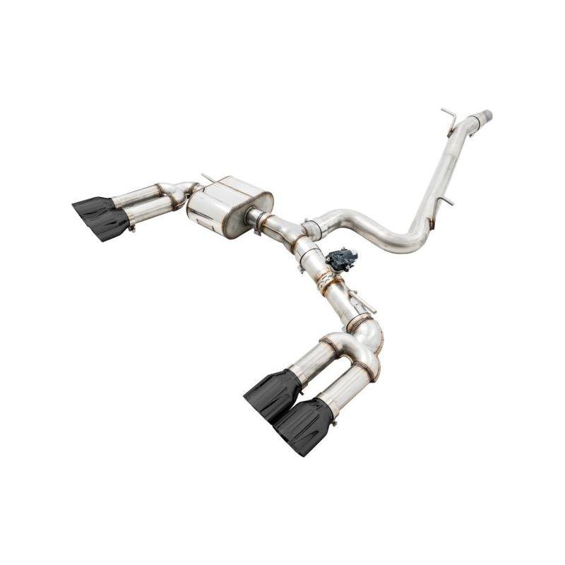 AWE Tuning Audi 8V S3 SwitchPath Exhaust w/Diamond Black Tips 102mm