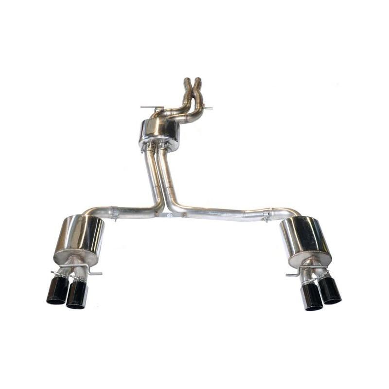 AWE Tuning Audi B8 S5 4.2L Touring Edition Exhaust System - Diamond Black Tips
