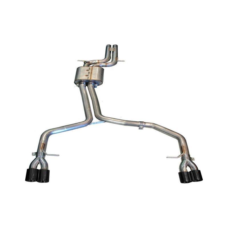 AWE Tuning Audi B8 S5 4.2L Track Edition Exhaust System - Diamond Black Tips