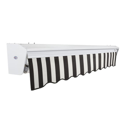 [16x10FT] Awntech Destin Premium Electric Outdoor Motorized Retractable Awning [DTL16/DTR16-SBY] (SAK69832)