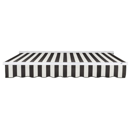 [16x10FT] Awntech Destin Premium Electric Outdoor Motorized Retractable Awning [DTL16/DTR16-SBY] (SAK69832)