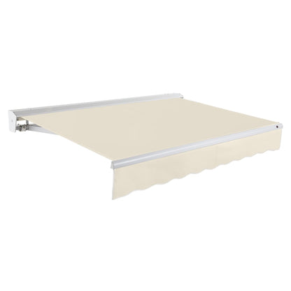 [18x10FT] Awntech Destin Premium Electric Outdoor Motorized Retractable Awning [DTL18/DTR18-SBY] (SAK13056)