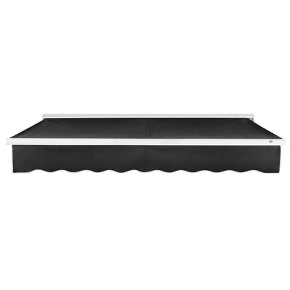 [18x10FT] Awntech Destin Premium Electric Outdoor Motorized Retractable Awning [DTL18/DTR18-SBY] (SAK13056)