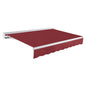 [18x10FT] Awntech Destin Premium Manual Outdoor Retractable Awning [DM18-SBY] (SAK29367)
