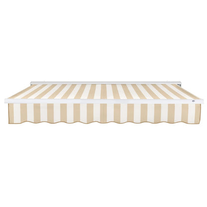 [18x10FT] Awntech Destin Premium Manual Outdoor Retractable Awning [DM18-SBY] (SAK29367)