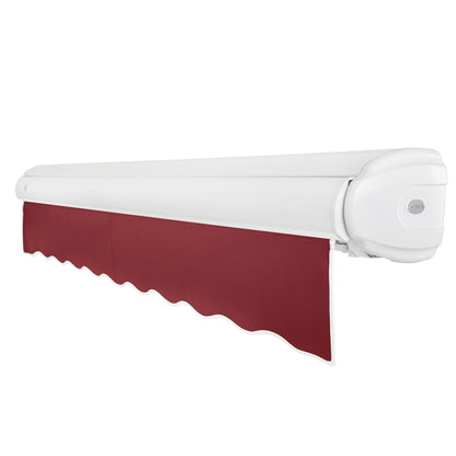 [18x10FT] Awntech Key West Premium Electric Outdoor Motorized Retractable Awning [FCL18/FCR18-SBY] (SAK24186)