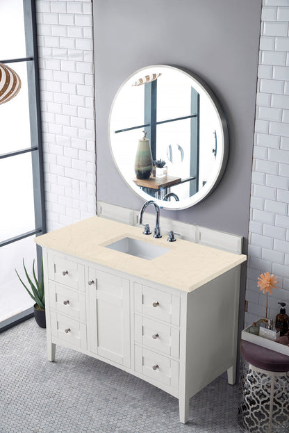Palisades 48" Single Vanity Cabinet, Bright  White