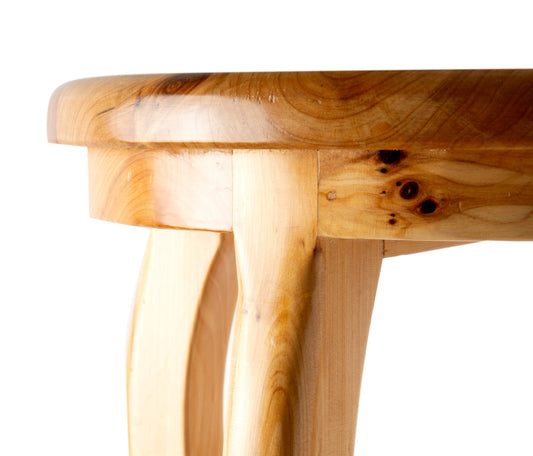 ALFI brand  AB4406 11" Cedar Wood Round  Stool Multi-Purpose Accessory