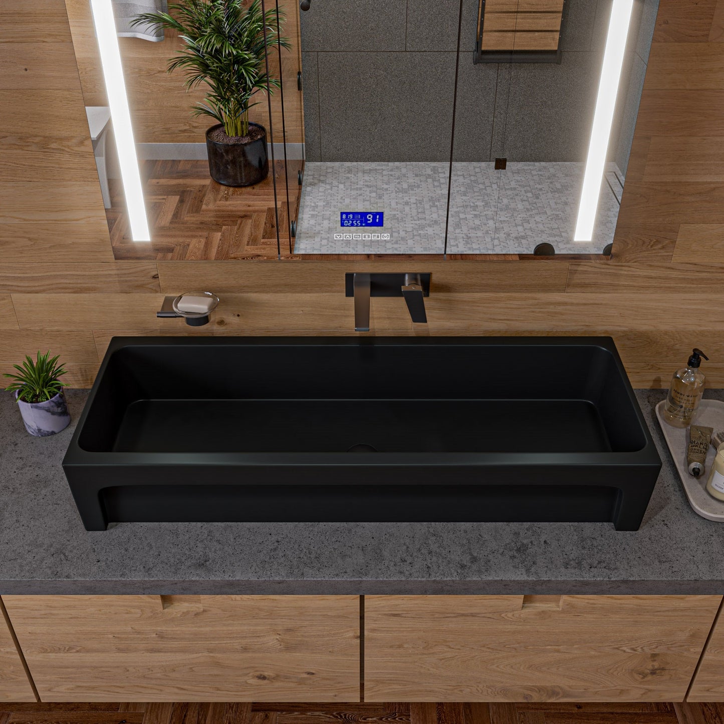 ALFI brand AB1472 Wall Mounted Bathroom Faucet