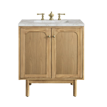 Laurent 30" Single Vanity Cabinet, Light Natural Oak