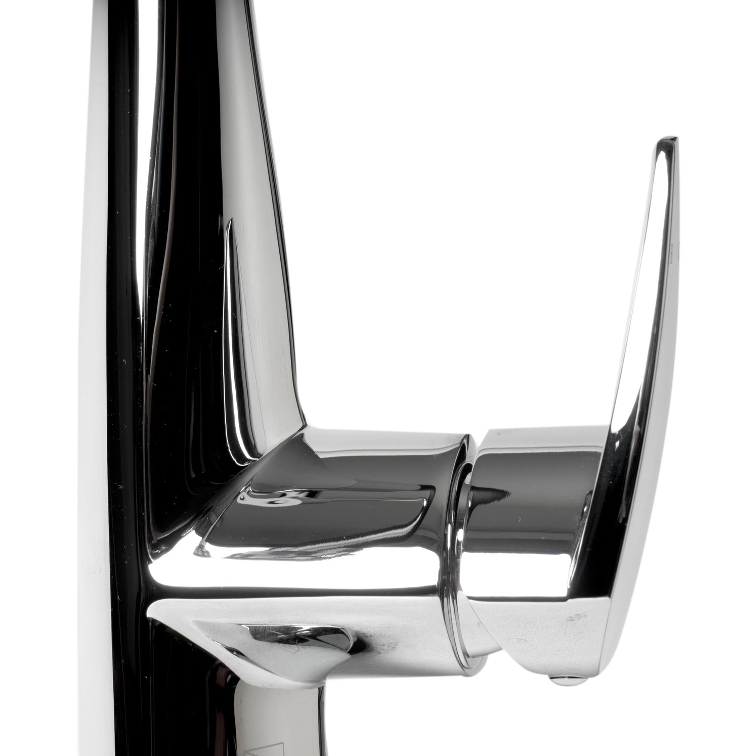 ALFI brand ABKF3001 Kitchen Faucet with Black Rubber Stem