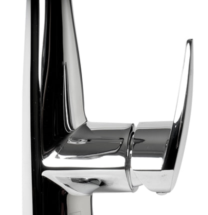 ALFI brand ABKF3001 Kitchen Faucet with Black Rubber Stem