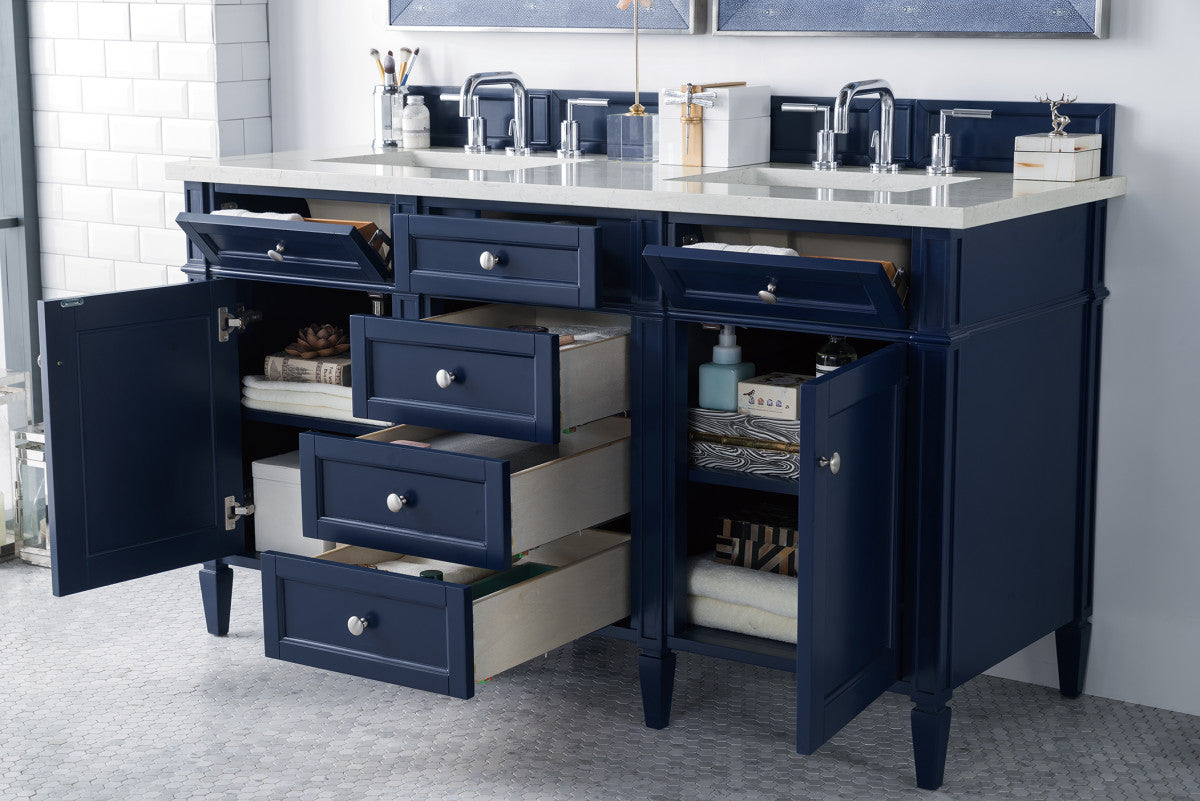 Brittany 60" Double Vanity Cabinet